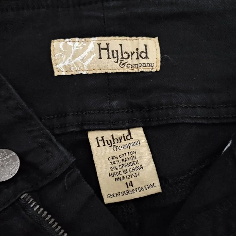 Hybrid & Co. Women's Super Comfy Stretch ripped Jeans Jegging Size 14 - Picture 8 of 8